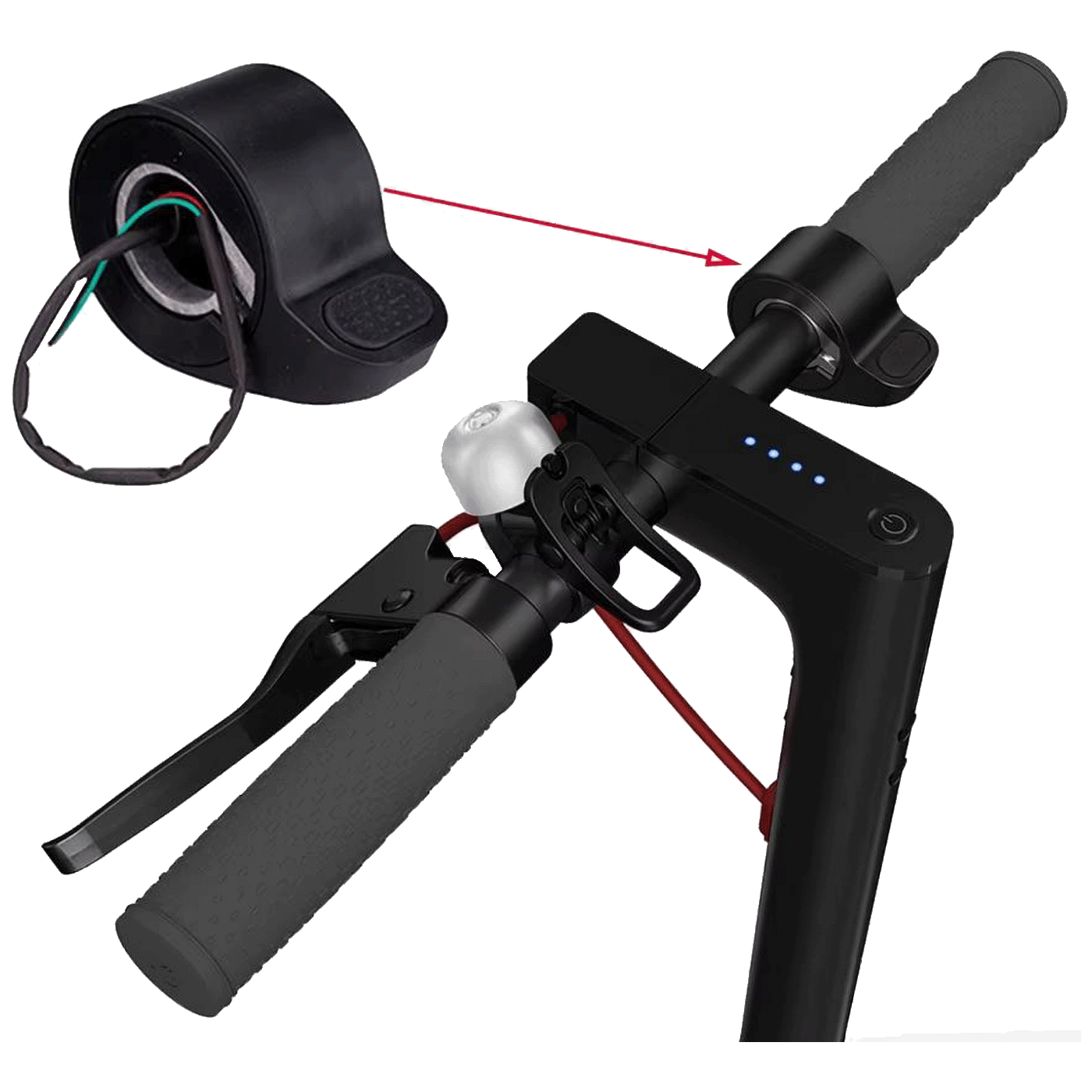 NN-Su Zamjenska ručica gasa i kočnice za električni skuter M365 - M365 Throttle & Brake Lever