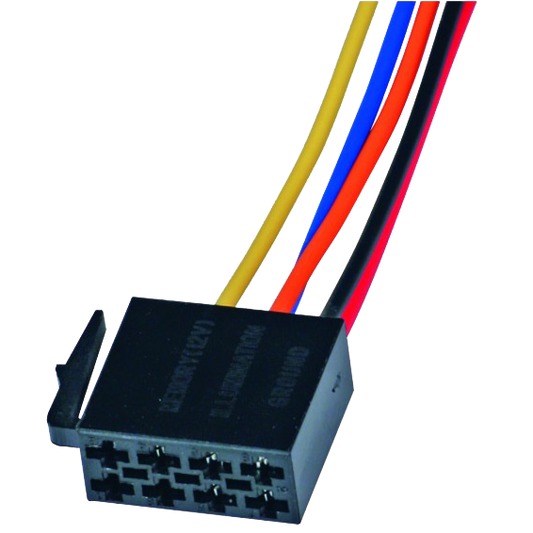 SAL Utičnica ISO, napajanje, 15cm označene žice - SA-FISO 032