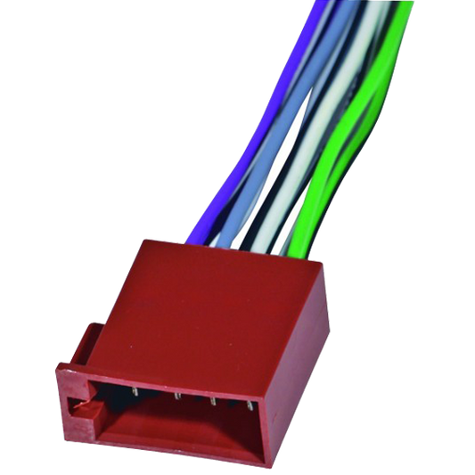 SAL Utikač ISO, zvučnički, 15cm označene žice, muški - SA-FISO 028