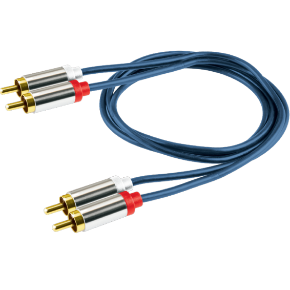 home RCA stereo kabl,2xRCA muški, 2xRCA muški,premium kv., 1.0m - A 3-1M