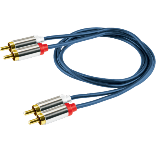 home RCA stereo kabl,2xRCA muški, 2xRCA muški,premium kv., 1.0m - A 3-1M