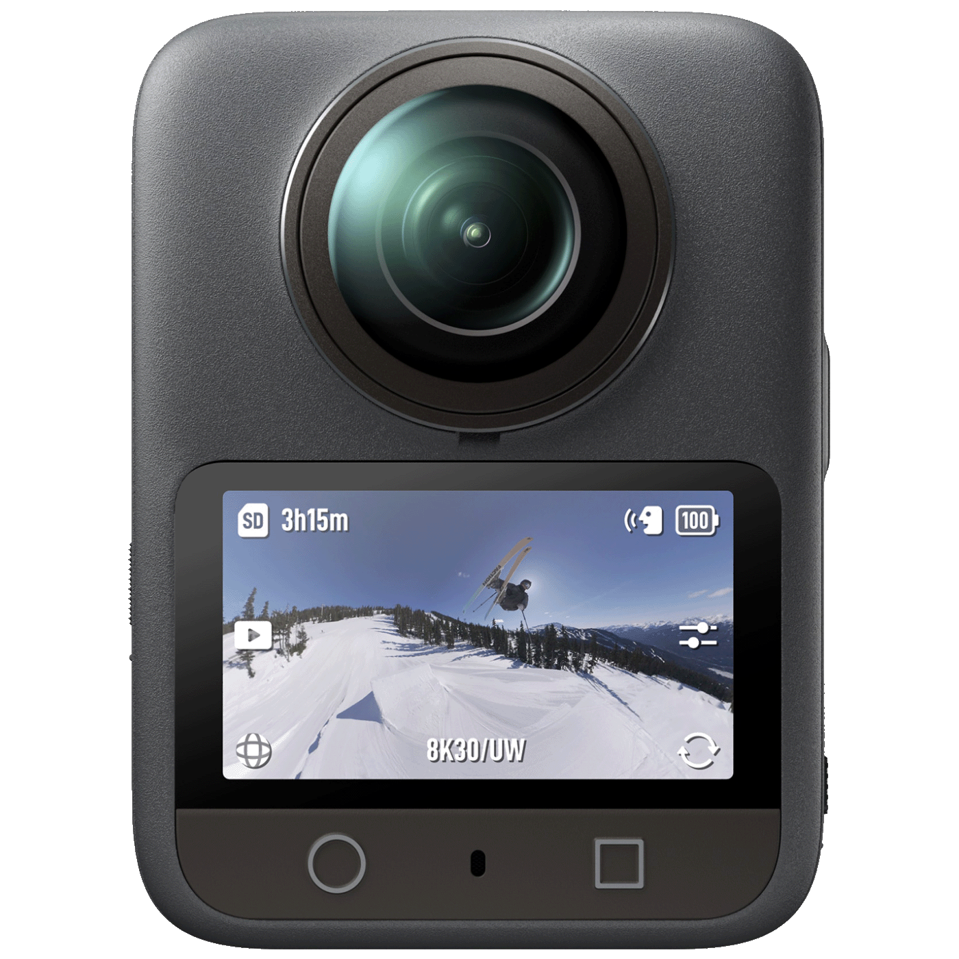 DJI Akcijska kamera, 120 Mpixel, 8K, 2" OLED, 360°, 128GB - Osmo 360 Adventure Combo
