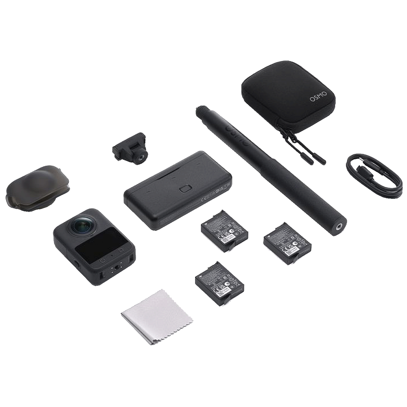 DJI Akcijska kamera, 120 Mpixel, 8K, 2" OLED, 360°, 128GB - Osmo 360 Adventure Combo