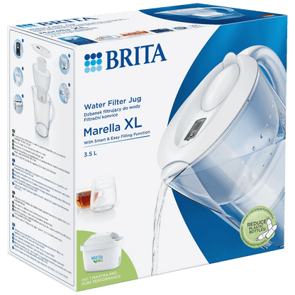 Brita Bokal Marella XL sa Maxtra Pro PP filterom za vodu, 3.5 lit. - Marella XL Maxtra PRO PP White