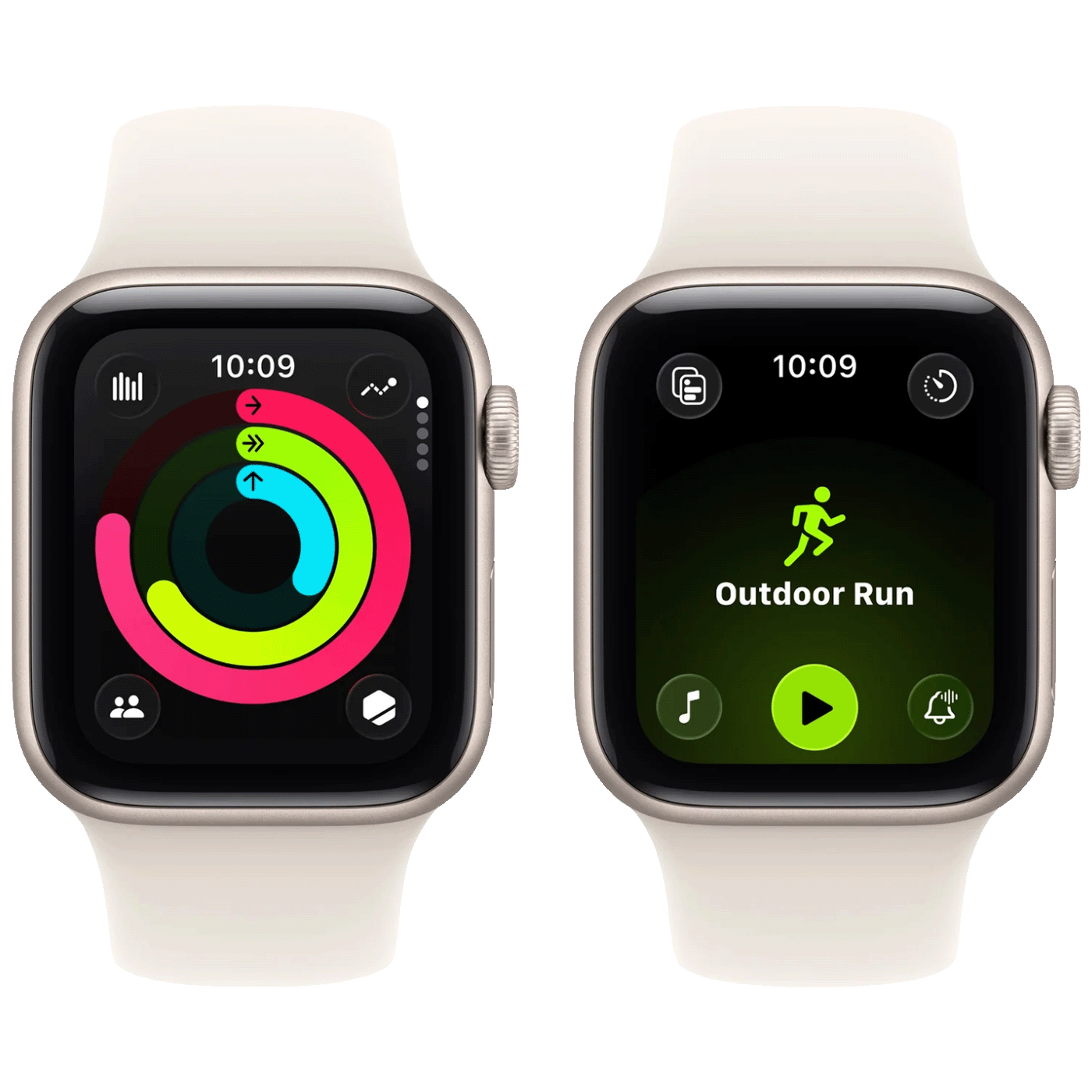 Apple Pametni sat, 1.78" LTPO OLED zaslon, BT, WiFi - Watch SE 3 GPS 44mm Starlight