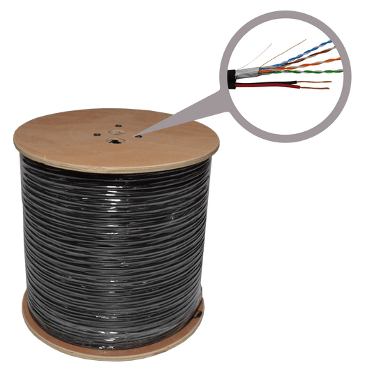 Eule Mrežni UTP CAT5e  kabl + napajanje 2 x 0,75, CCA - CAT5+2C