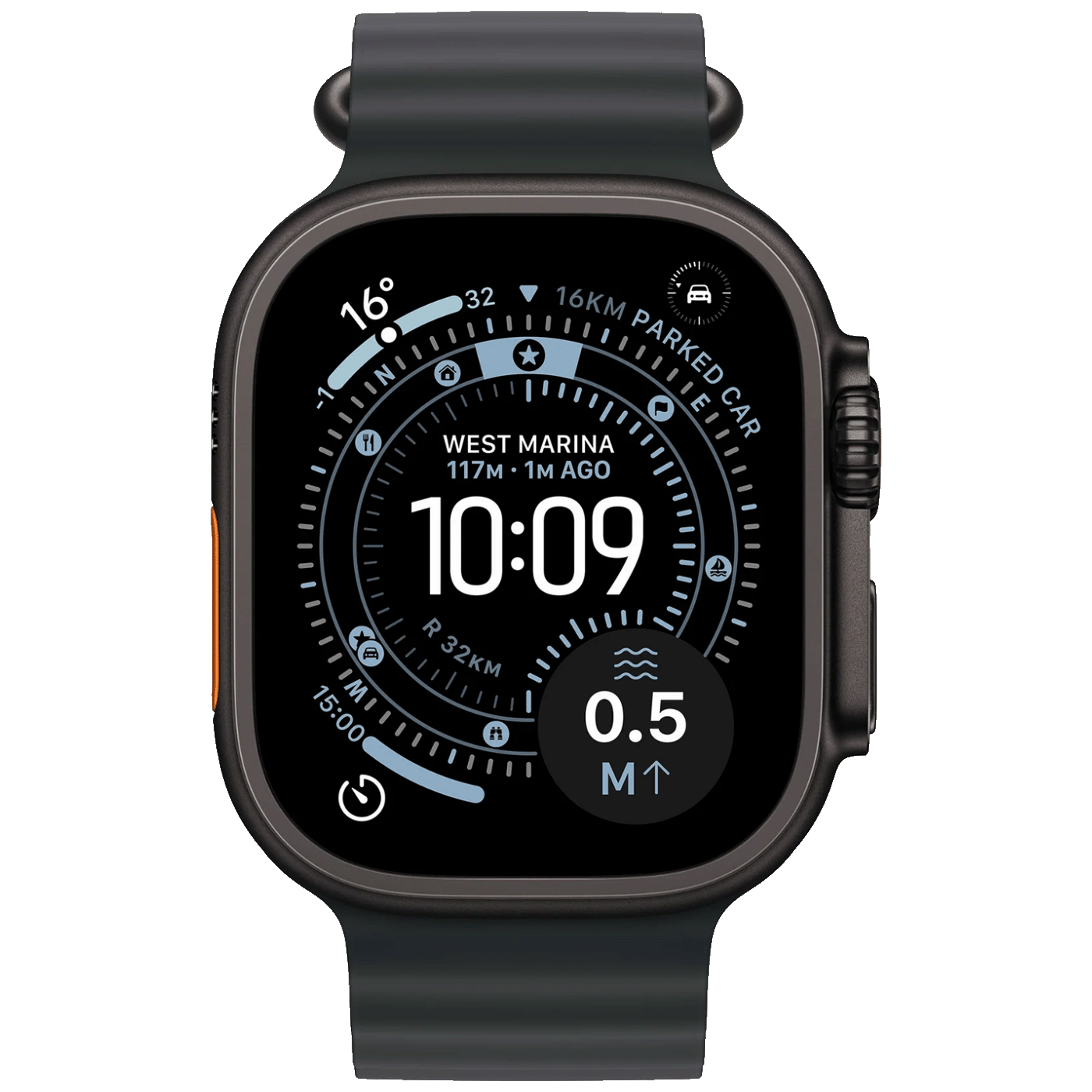 Apple Pametni sat, 1.98" LTPO3 OLED,5G,GPS,Bluetooth,WiFi,IPX6 - Watch Ultra 3 (2025) 5G 49mm Black