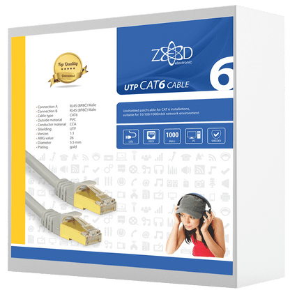 ZED electronic Mrežni FTP kabl, CAT6, 15 met - FTP6/15
