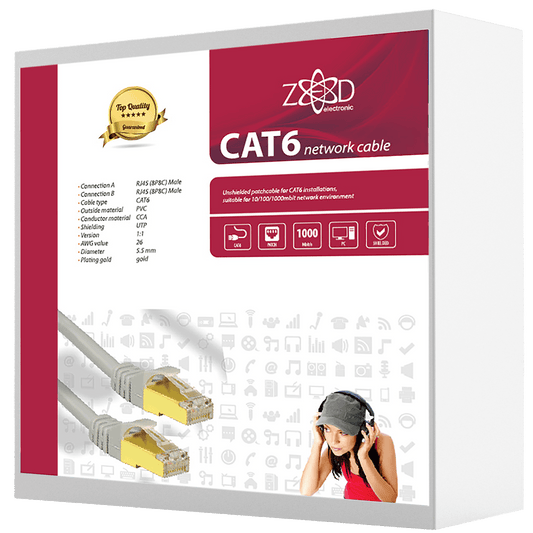 ZED electronic Mrežni FTP kabl, CAT6, 20 met - FTP6/20