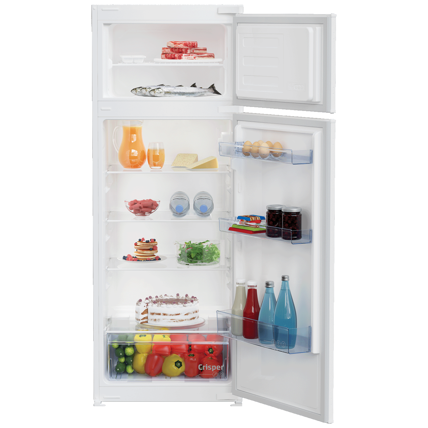 Beko Ugradbeni Frižider/Zamrzivač, zapremina 220 l, MiniFrost, E - BDSA 250 K4SN