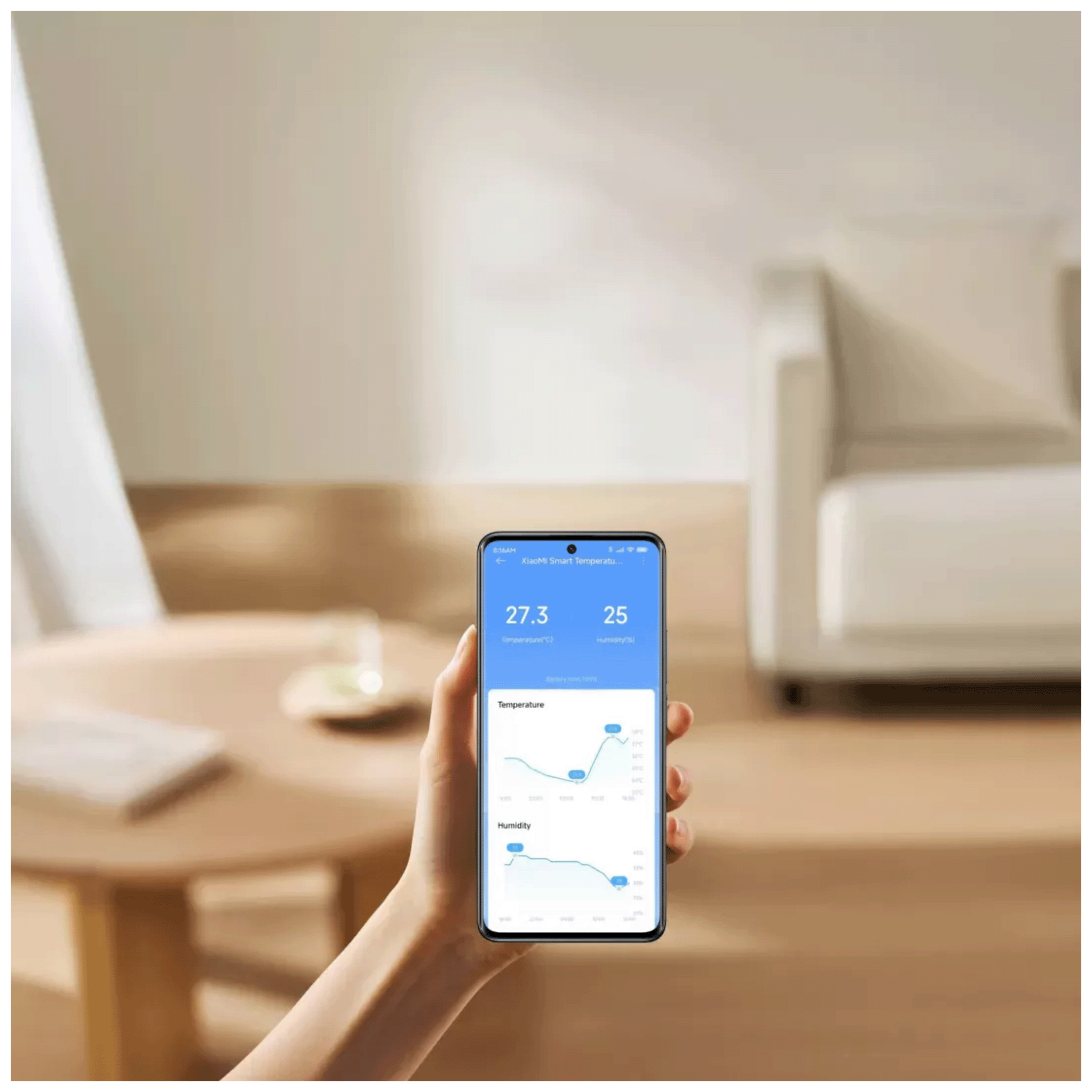 Xiaomi Senzor temperature i vlažnosti sa ekranom - Temp. and Humidity Monitor 3 Mini