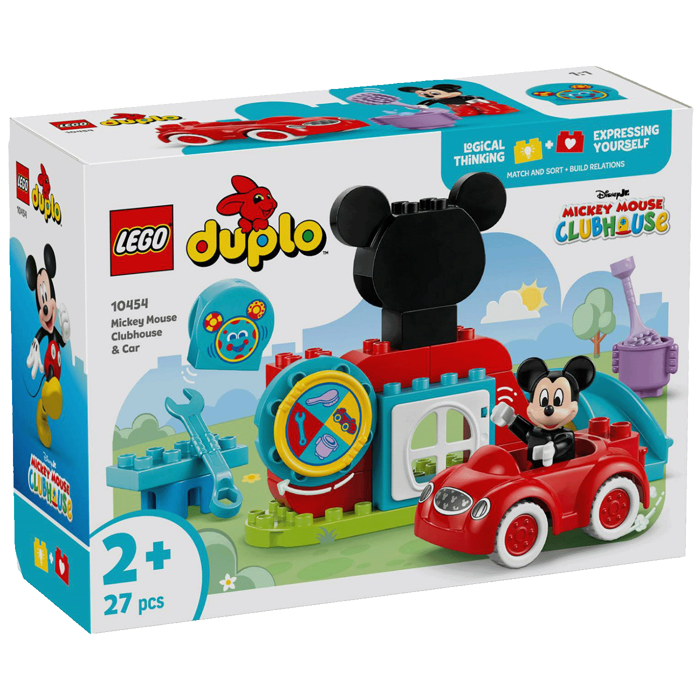 Lego Mickey Mouse klub i auto, LEGO Duplo