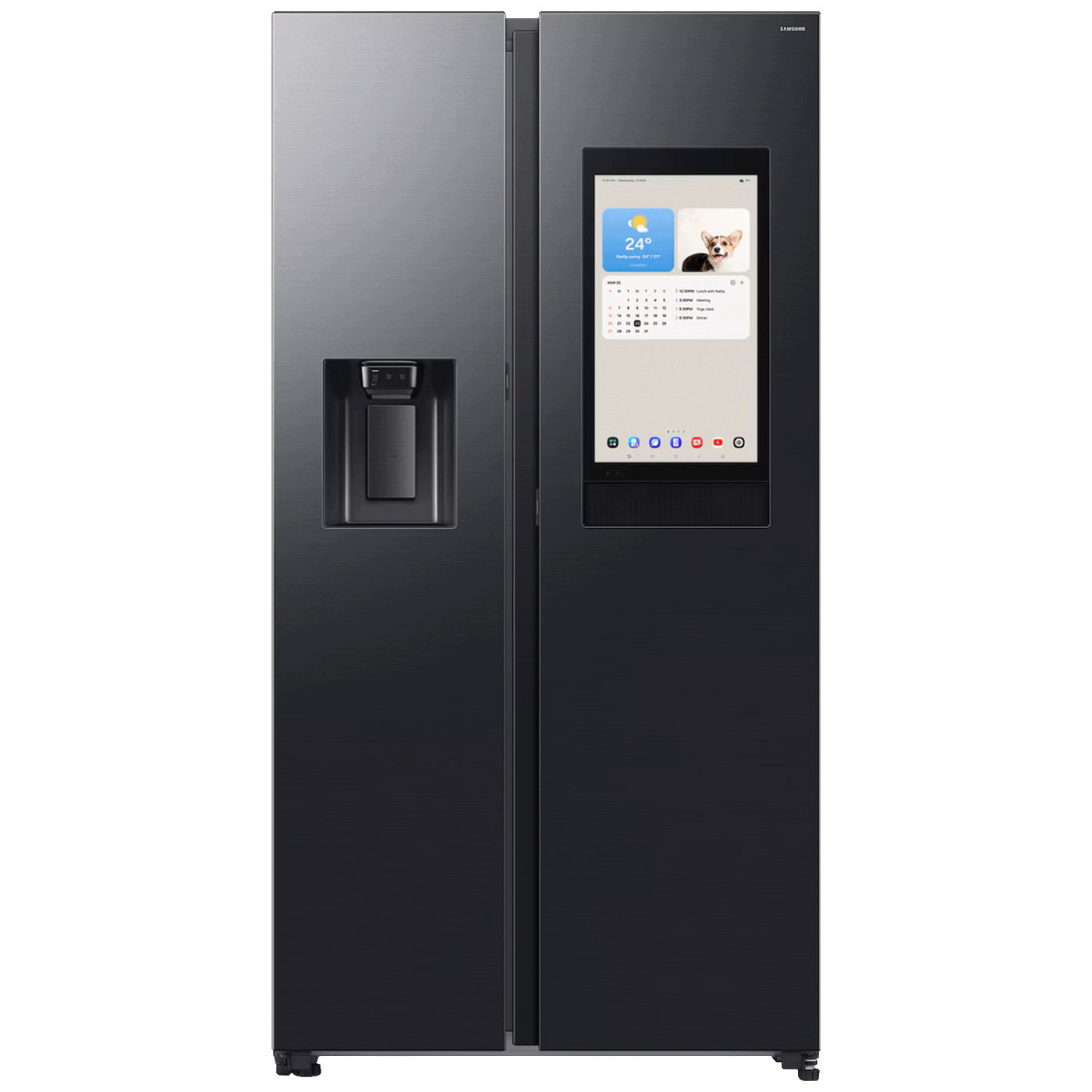 Samsung Frižider/Zamrzivač, Side-by-Side "Family Hub", 614 l, E - RS90F66BEFEO