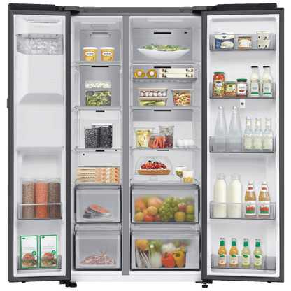 Samsung Frižider/Zamrzivač, Side-by-Side "Family Hub", 614 l, E - RS90F66BEFEO