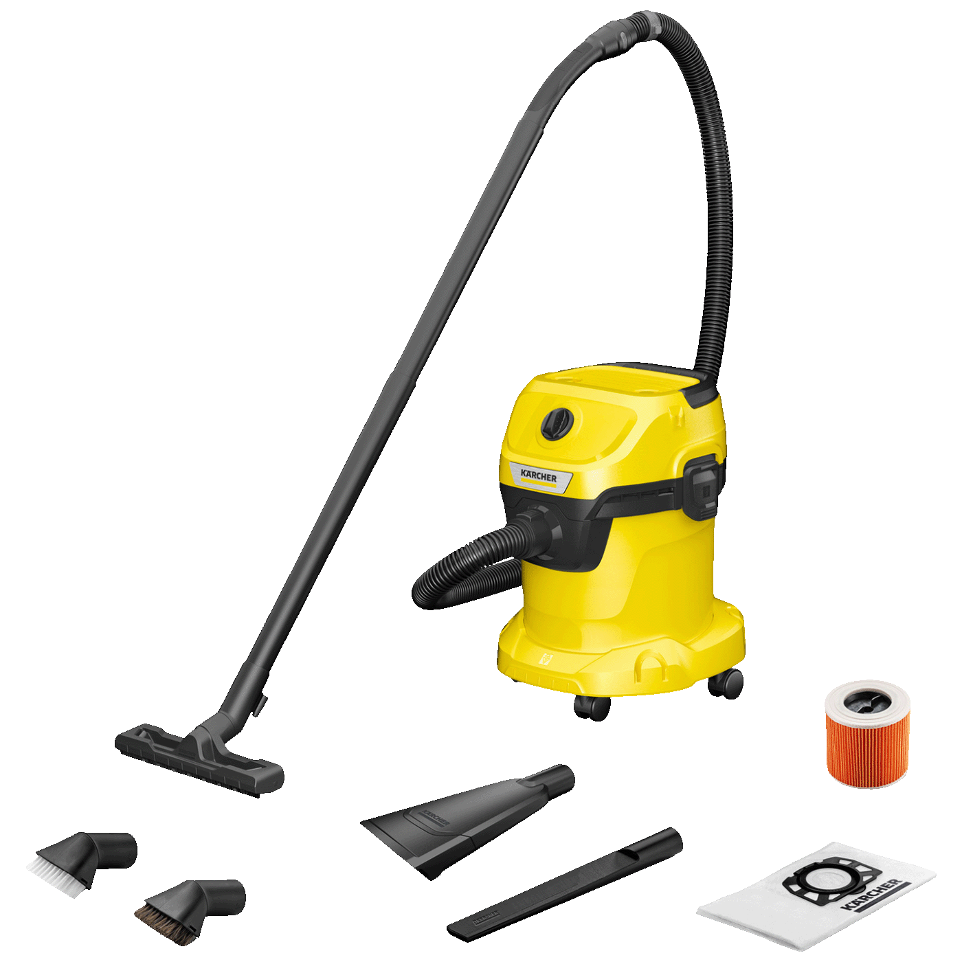 Karcher Usisavač za mokro/suho usisavanje, 1000W, spremnik 15 lit. - WD 3 V-15/4/20 Car