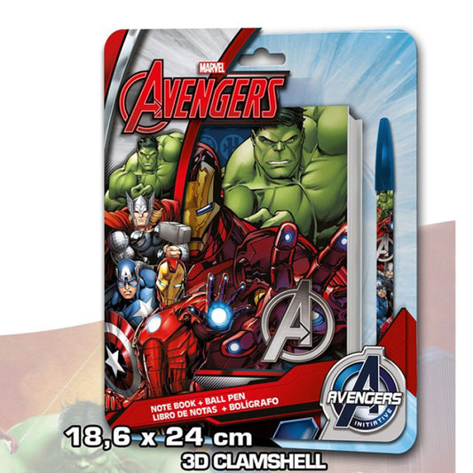 Dnevnik Set Avengers 3D Mv92228