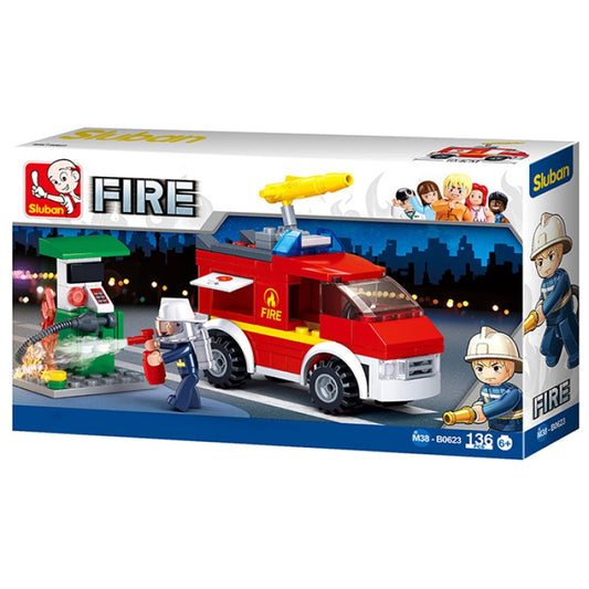 Sluban Kocke Vatrogasno Vozilo s Pumpom M38-B0623