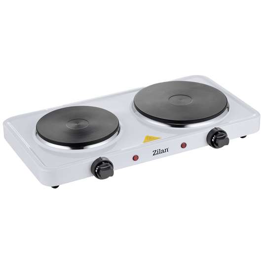 Zilan Električno kuhalo, 2 ploče - 15.5/18.5 cm, 2500 W, bijela - ZLN2180