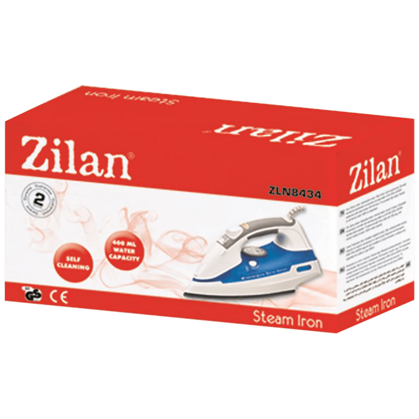 Zilan Pegla na paru, 2200 W, AntiDrip, plavo/bijela - ZLN8434