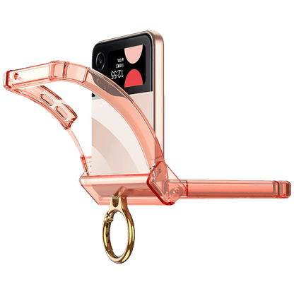 NN-Su Maska za Samsung Z Flip4, MagSafe, sa prstenom, Transparent - Galaxy Z Flip4, MagSafe with ring