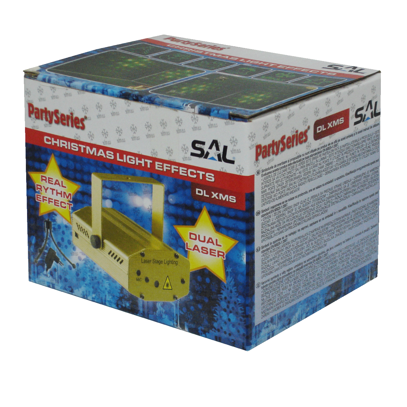 SAL Laser projektor, novogodišnji svjetlosni efekti - DL XMS