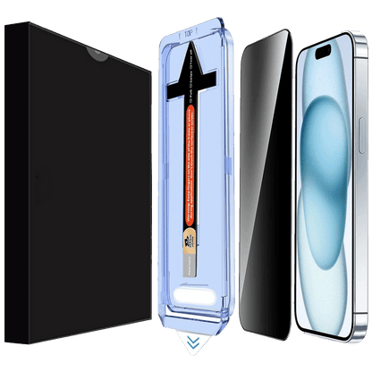 NN-Su Zaštitno staklo za zaštitu privatnosti za iPhone 15 - iPhone 15 Privacy Tempered Glass