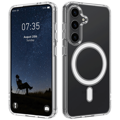 NN-Su Maska za Samsung S25, MagSafe, Transparent - Galaxy S25 MagSafe Phone Case