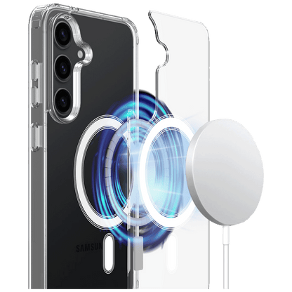 NN-Su Maska za Samsung S25, MagSafe, Transparent - Galaxy S25 MagSafe Phone Case