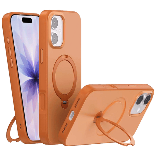 NN-Su Maska sa rotirajućim držačem za iPhone 17, Magsafe, orange - iPhone 17 Rotation Holder