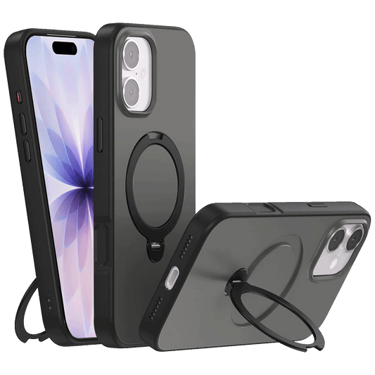 NN-Su Maska sa rotirajućim držačem za iPhone 17, Magsafe, black - iPhone 17 Rotation Holder