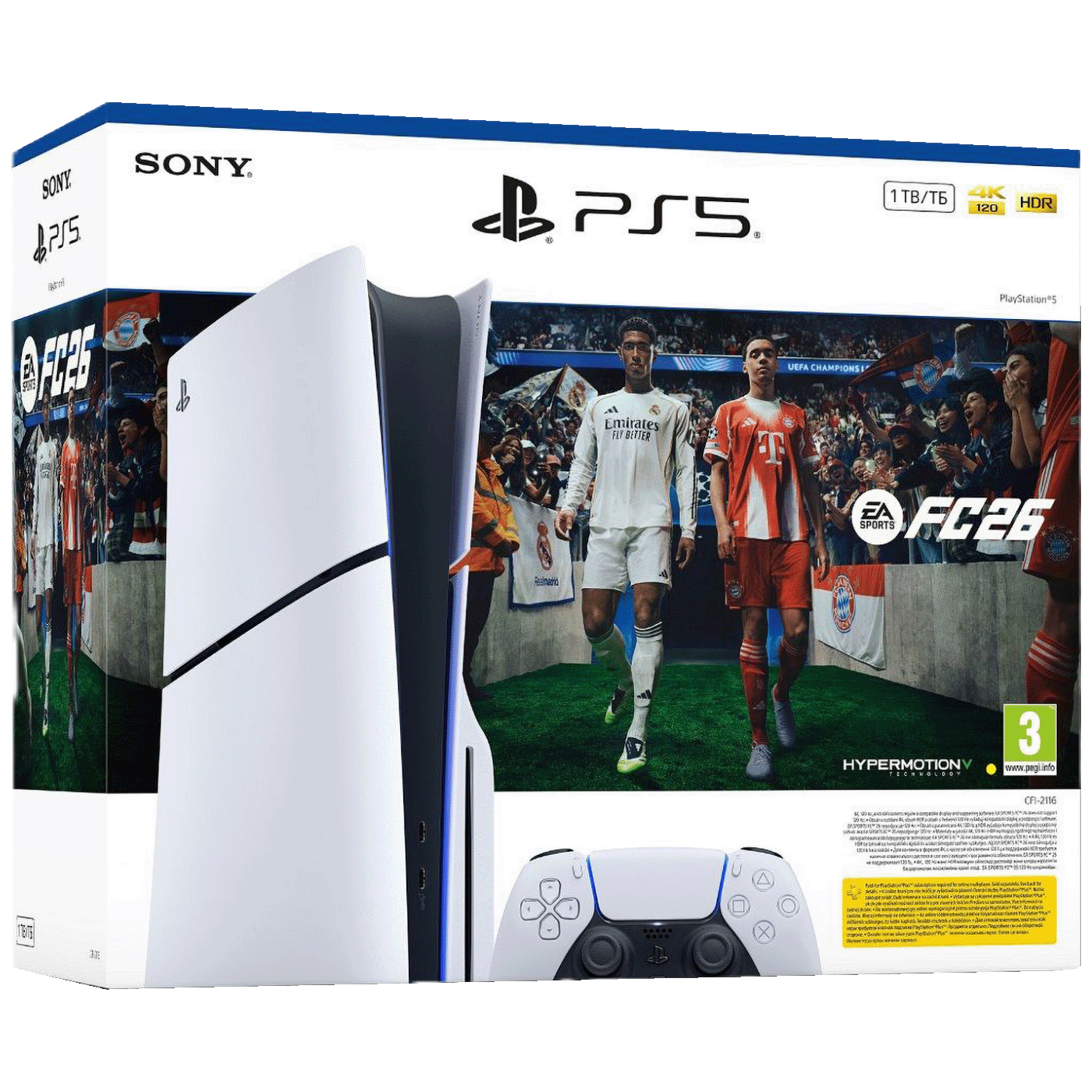 Sony Igraća konzola PlayStation 5: EA SPORTS FC 26 VCH - PS5 Slim E chassis + FC 26 VCH