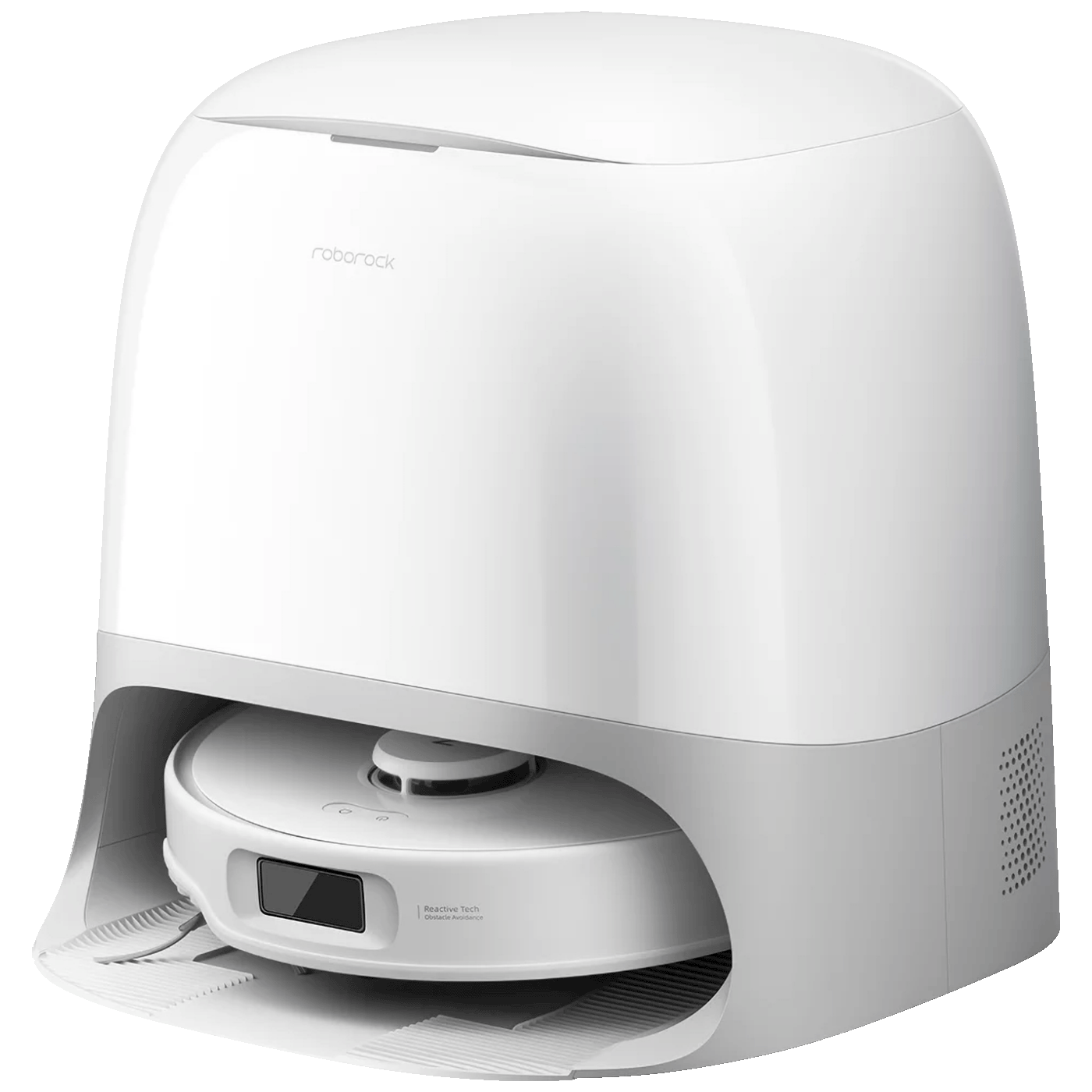 Roborock Robot usisavač sa stanicom za pražnjenje, 6400mAh, 17.000 Pa - Qrevo Curv 5A1 White
