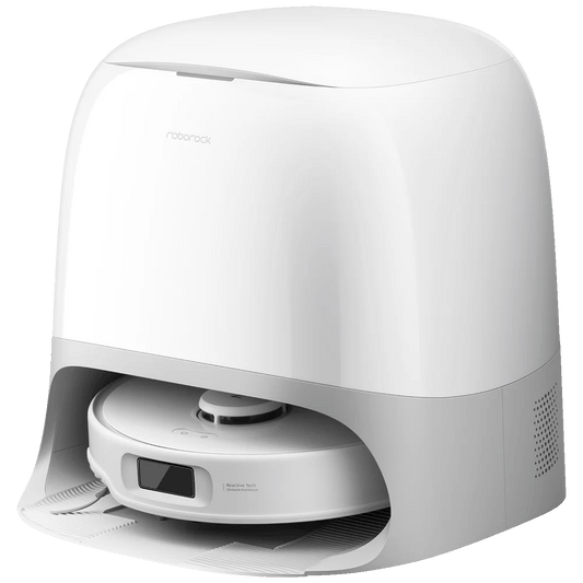 Roborock Robot usisavač sa stanicom za pražnjenje, 6400mAh, 17.000 Pa - Qrevo Curv 5A1 White