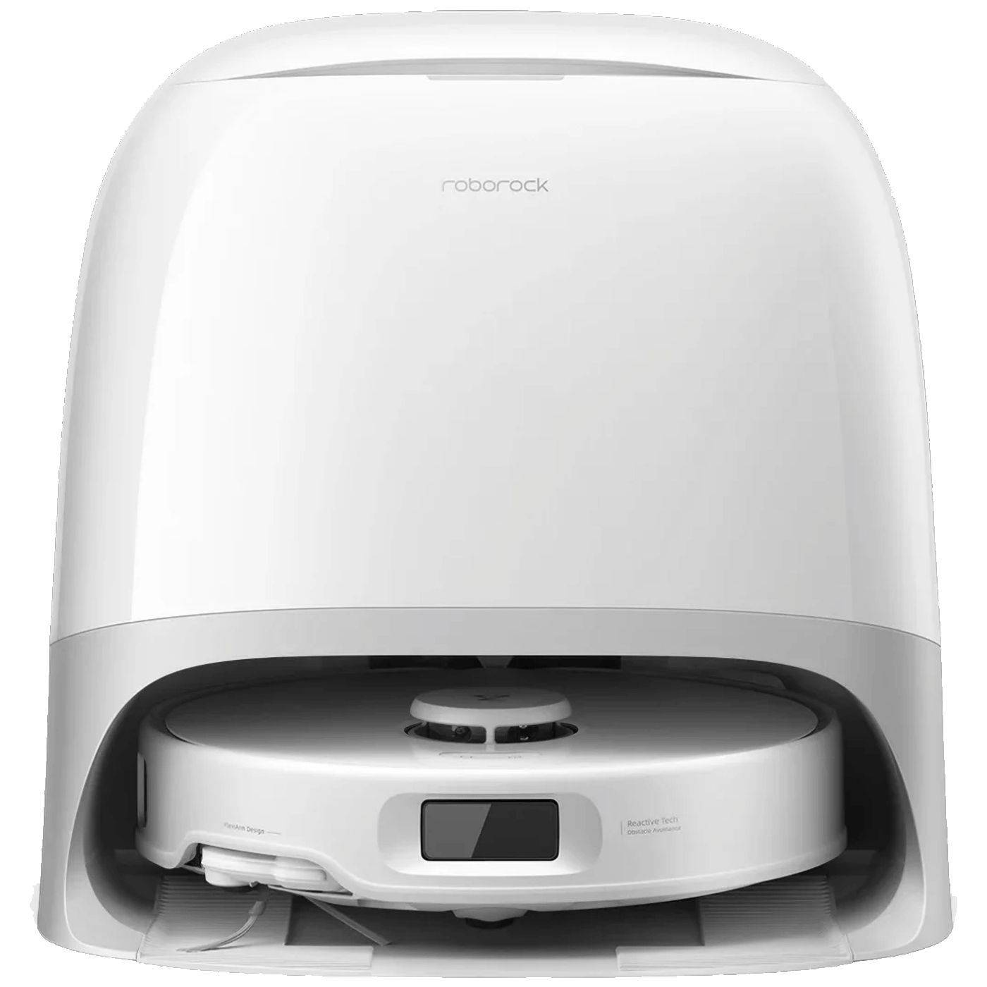 Roborock Robot usisavač sa stanicom za pražnjenje, 6400mAh, 17.000 Pa - Qrevo Curv 5A1 White