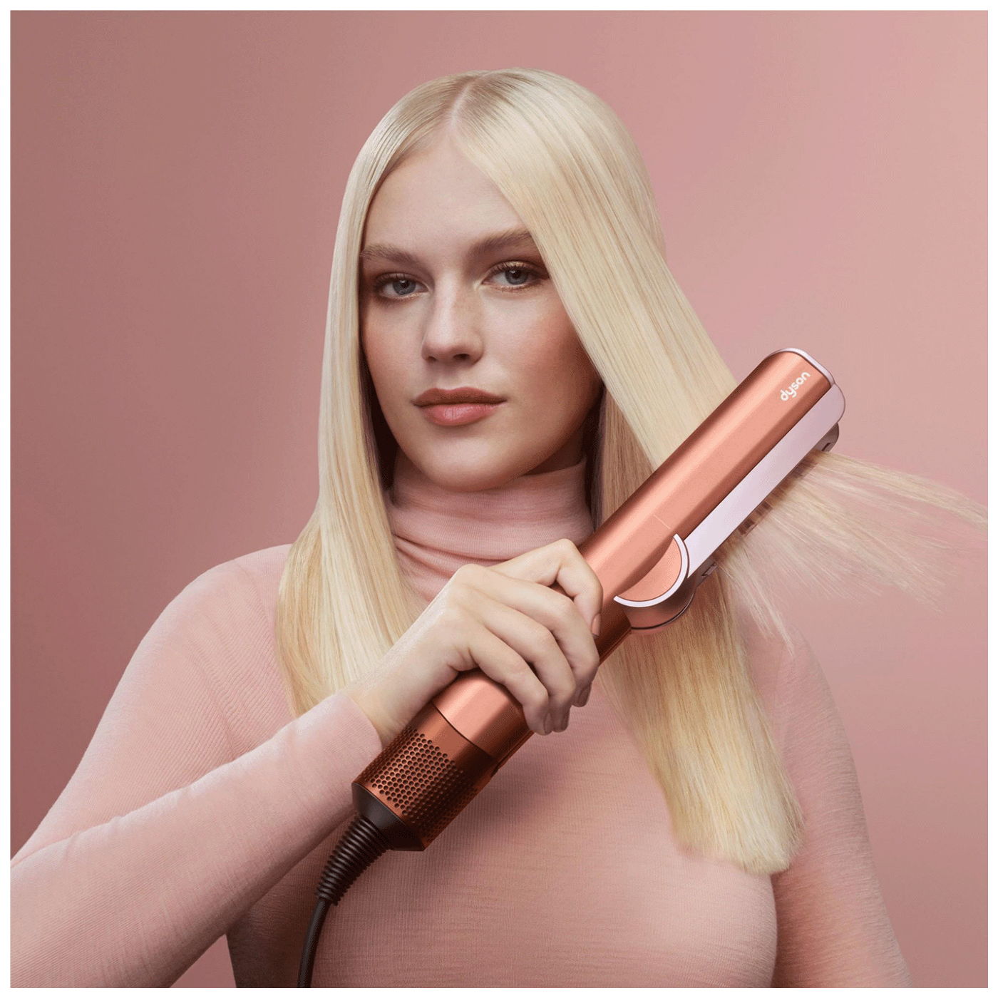 Dyson Pegla za kosu,1600W, Airstrait Amber Silk/Pink Champagne