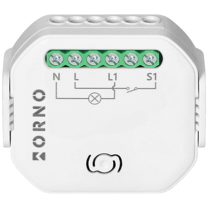 Orno 1-kanalni relej, WiFi, Bluetooth, Tuya Smart - OR-SH-17100