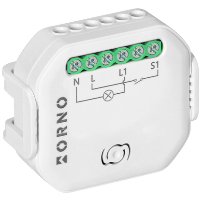 Orno 1-kanalni relej, WiFi, Bluetooth, Tuya Smart - OR-SH-17100