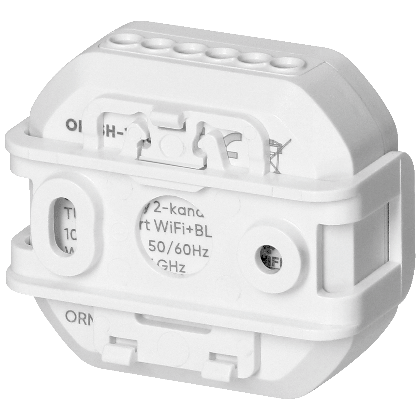 Orno 2-kanalni relej, WiFi, Bluetooth, Tuya Smart - OR-SH-17101