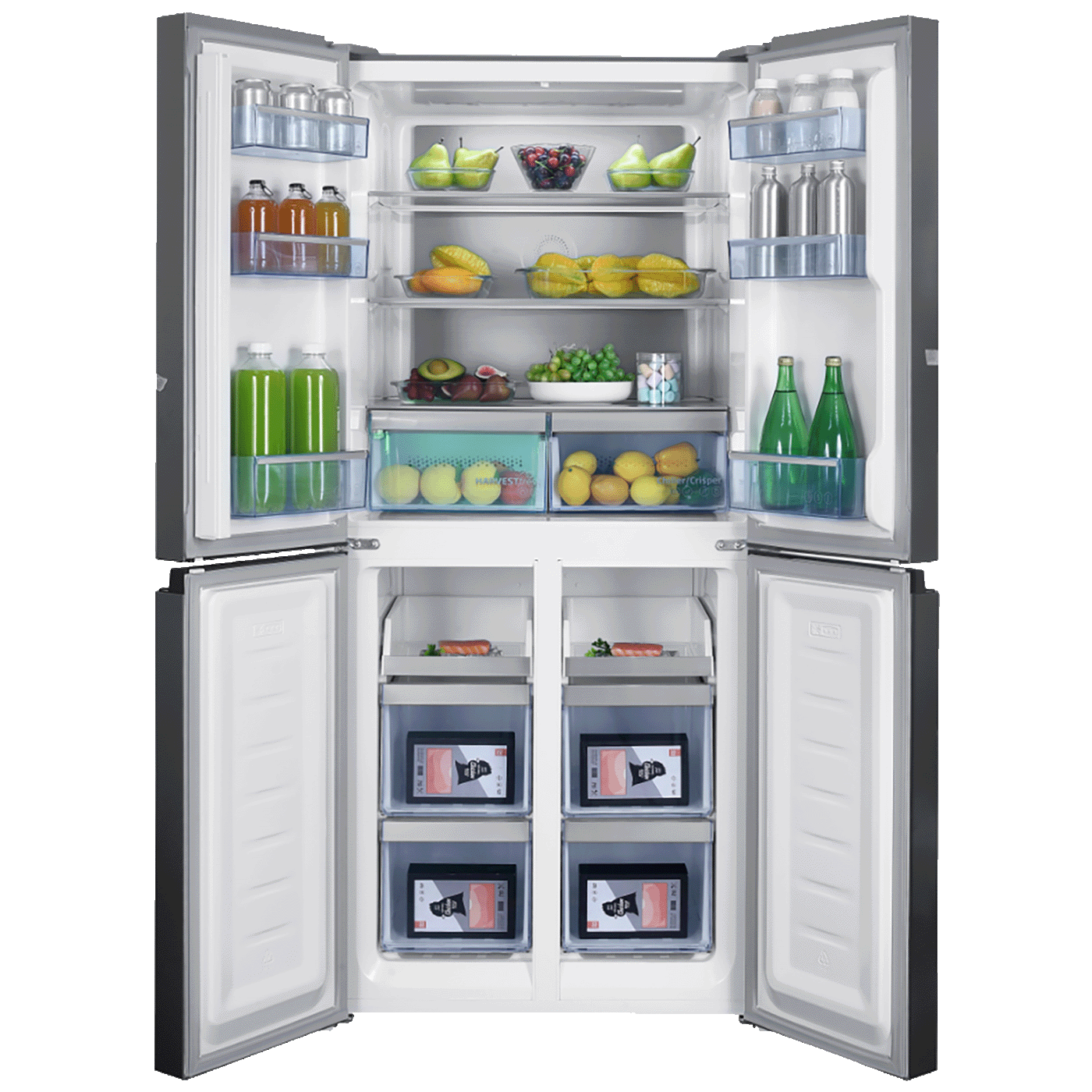 Beko Frižider/zamrzivač, zapremina 466 l, NoFrost, D - GNO 46623 MXPN