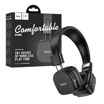 hoco. Bežične/žične slušalice, Bluetooth, AUX - W56 Earl, Black