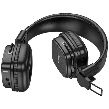 hoco. Bežične/žične slušalice, Bluetooth, AUX - W56 Earl, Black