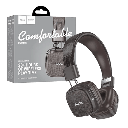 hoco. Bežične/žične slušalice, Bluetooth, AUX - W56 Earl, Brown