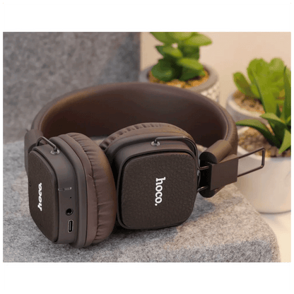 hoco. Bežične/žične slušalice, Bluetooth, AUX - W56 Earl, Brown
