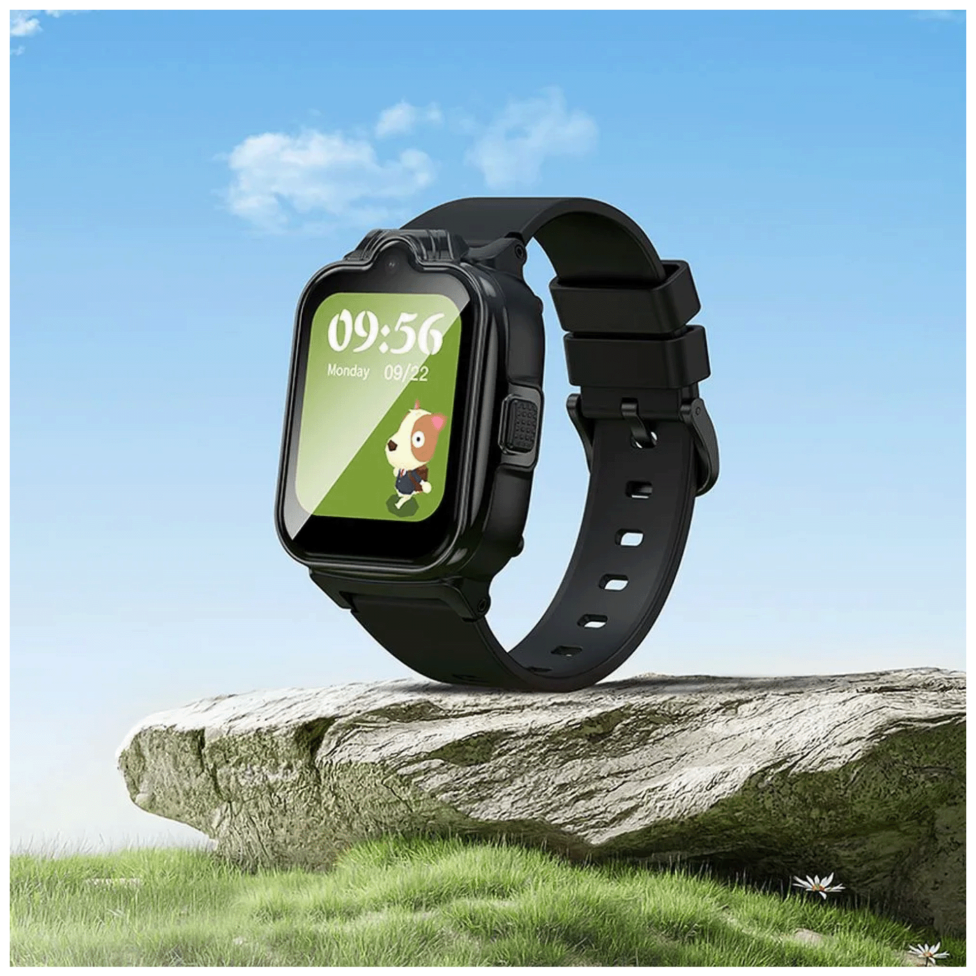 hoco. Pametni sat za djecu, 1.69" 4G GPS, WiFi - Y104 4G, Black