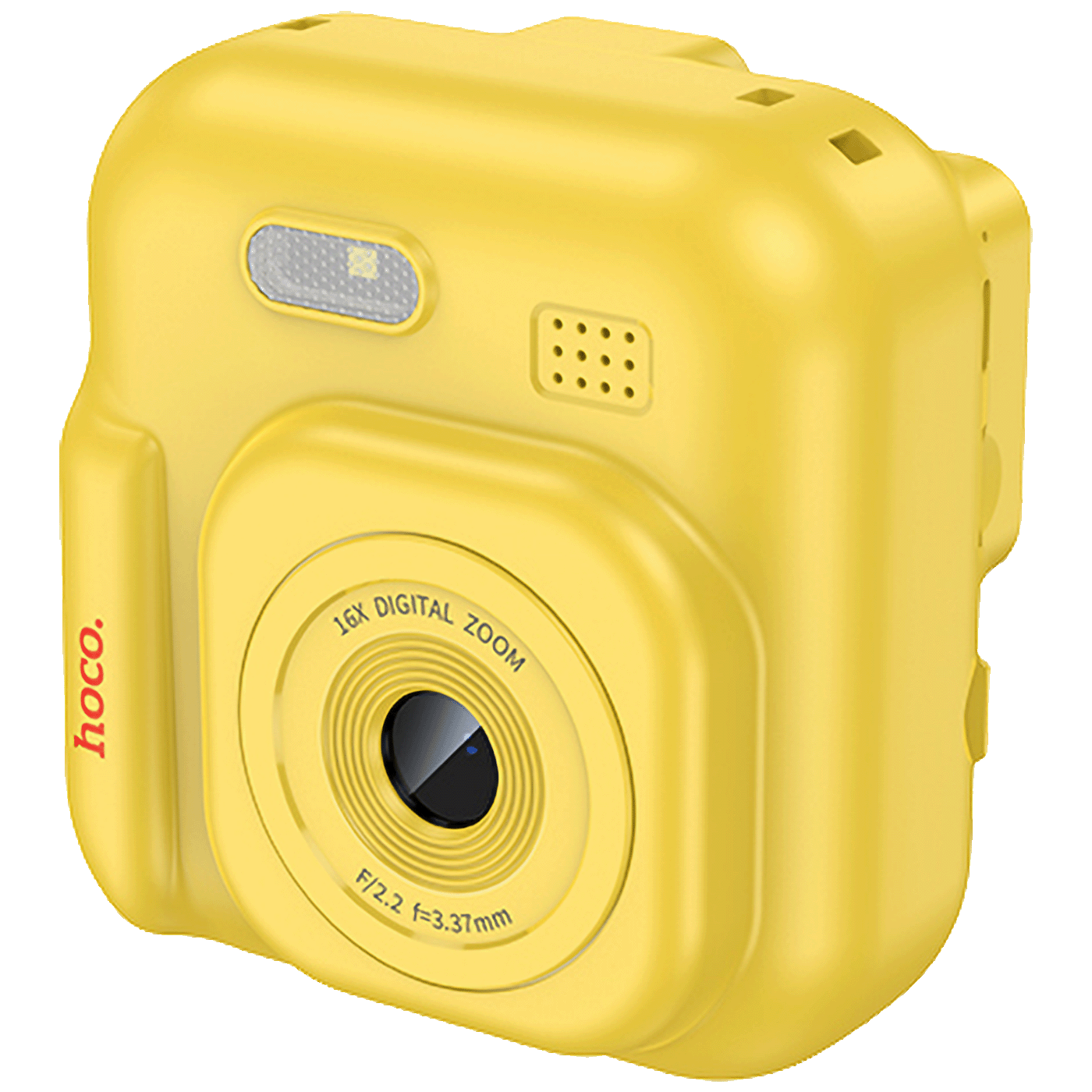 hoco. Dječija kamera sa printerom, 2" IPS LCD, 1080p - DV211 Yellow