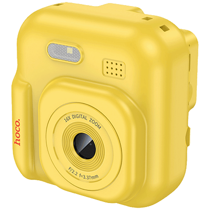 hoco. Dječija kamera sa printerom, 2" IPS LCD, 1080p - DV211 Yellow
