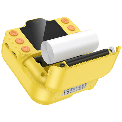 hoco. Dječija kamera sa printerom, 2" IPS LCD, 1080p - DV211 Yellow