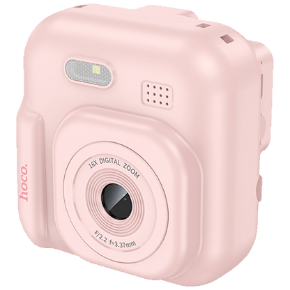 hoco. Dječija kamera sa printerom, 2" IPS LCD, 1080p - DV211 Pink