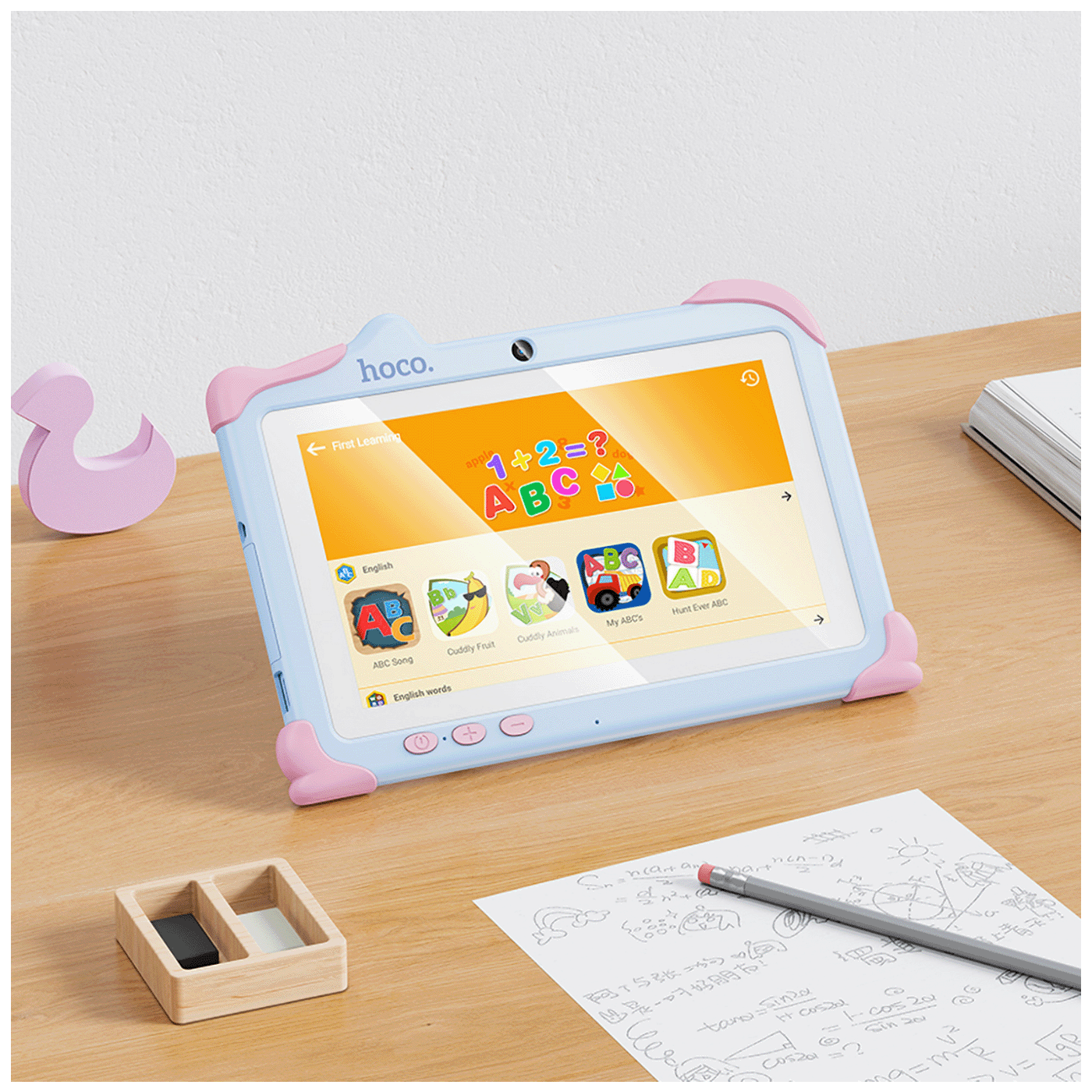 hoco. Tablet 7", Quad Core 1.3 GHz, RAM 4GB, 32GB, 3000 mAh - HI16 Blue