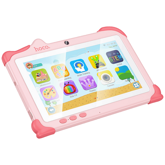 hoco. Tablet 7", Quad Core 1.3 GHz, RAM 4GB, 32GB, 3000 mAh - HI16 Pink